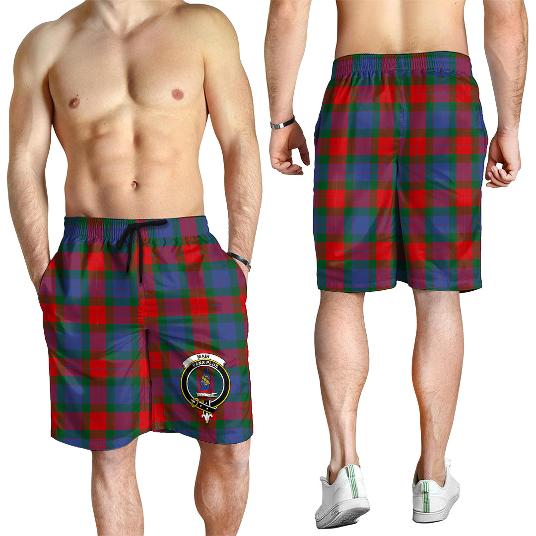 Mar Tartan Mens Shorts with Family Crest - Tartan Vibes Clothing
