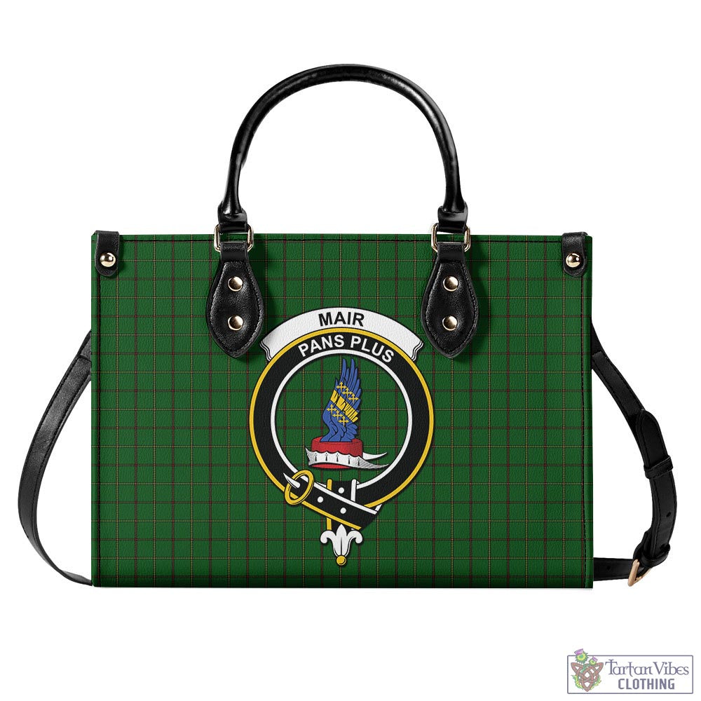 Tartan Vibes Clothing Mar Tribe Tartan Luxury Leather Handbags with Family Crest