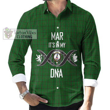 Mar Tribe Tartan Long Sleeve Button Shirt with Family Crest DNA In Me Style