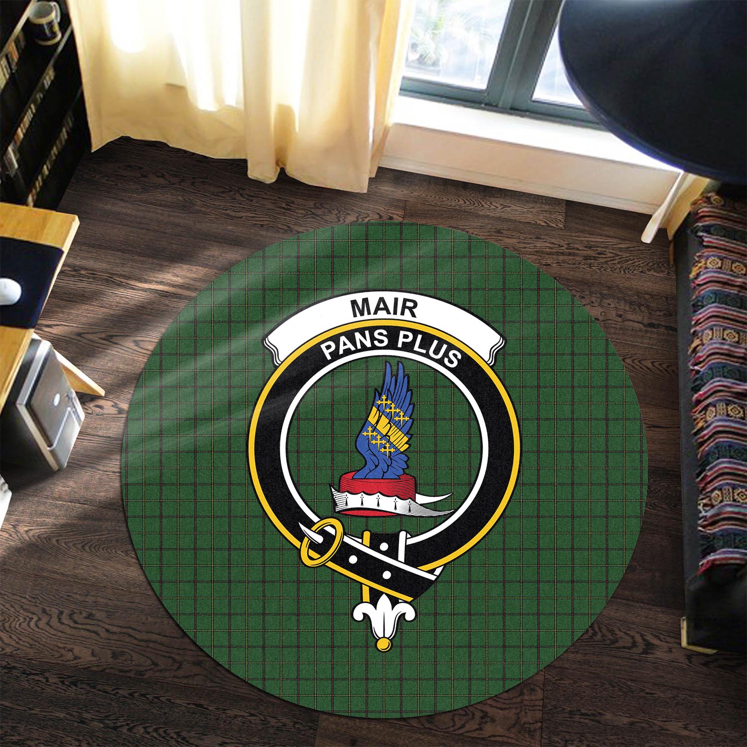 mar-tribe-tartan-round-rug-with-family-crest