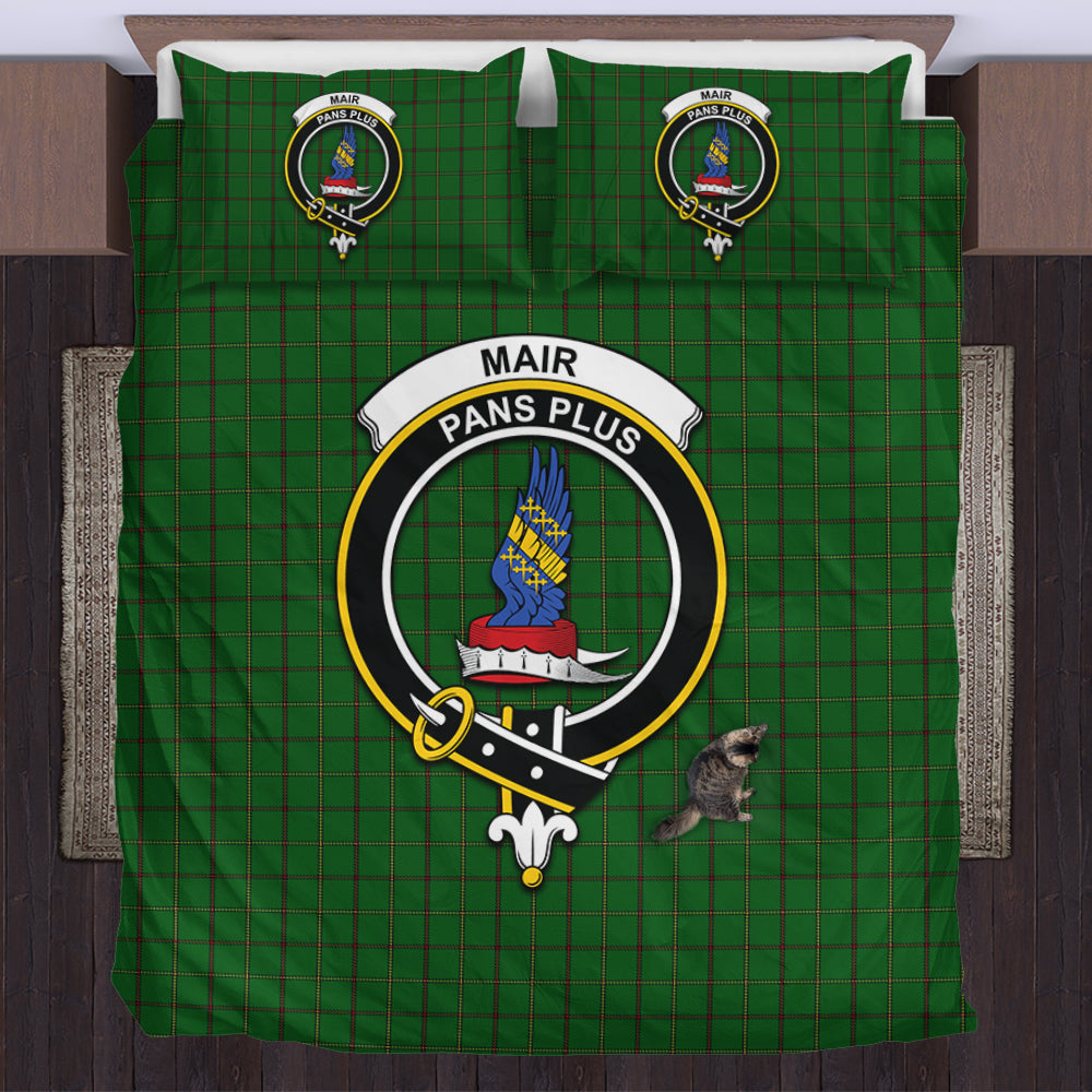 Mar Tribe Tartan Bedding Set with Family Crest US Bedding Set - Tartan Vibes Clothing