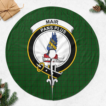 Mar Tribe Tartan Christmas Tree Skirt with Family Crest