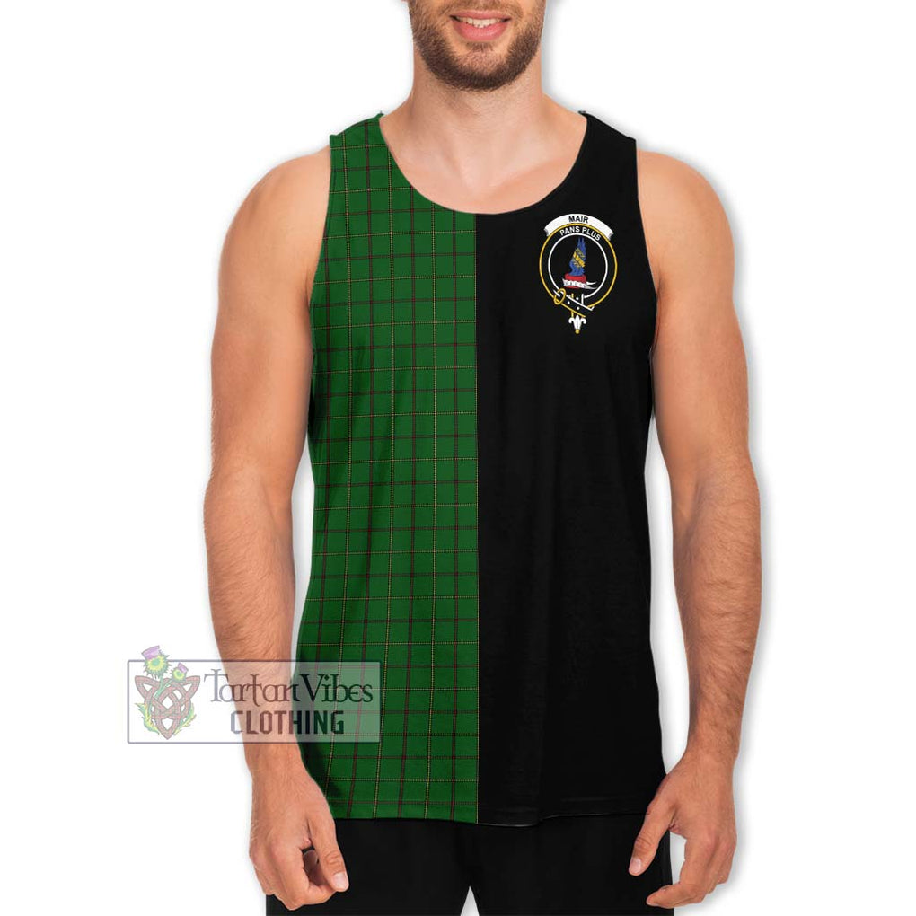 Mar Tribe Tartan Men's Tank Top with Family Crest and Half Of Me Style Men - Tartanvibesclothing Shop