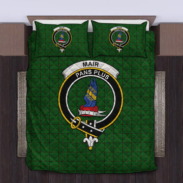 Mar Tribe Tartan Quilt Bed Set with Family Crest