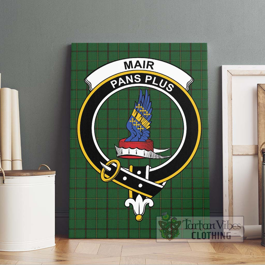 Mar Tribe Tartan Canvas Print Wall Art with Family Crest Without Frame - Tartan Vibes Clothing