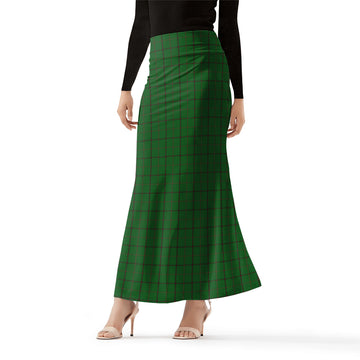 Mar Tribe Tartan Womens Full Length Skirt