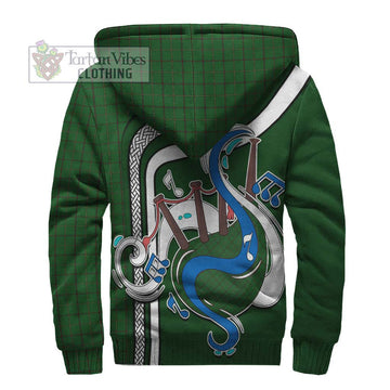 Mar Tribe Tartan Sherpa Hoodie with Epic Bagpipe Style