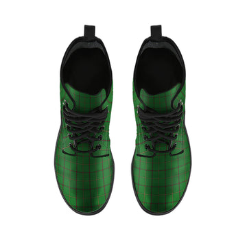 Mar Tribe Tartan Leather Boots