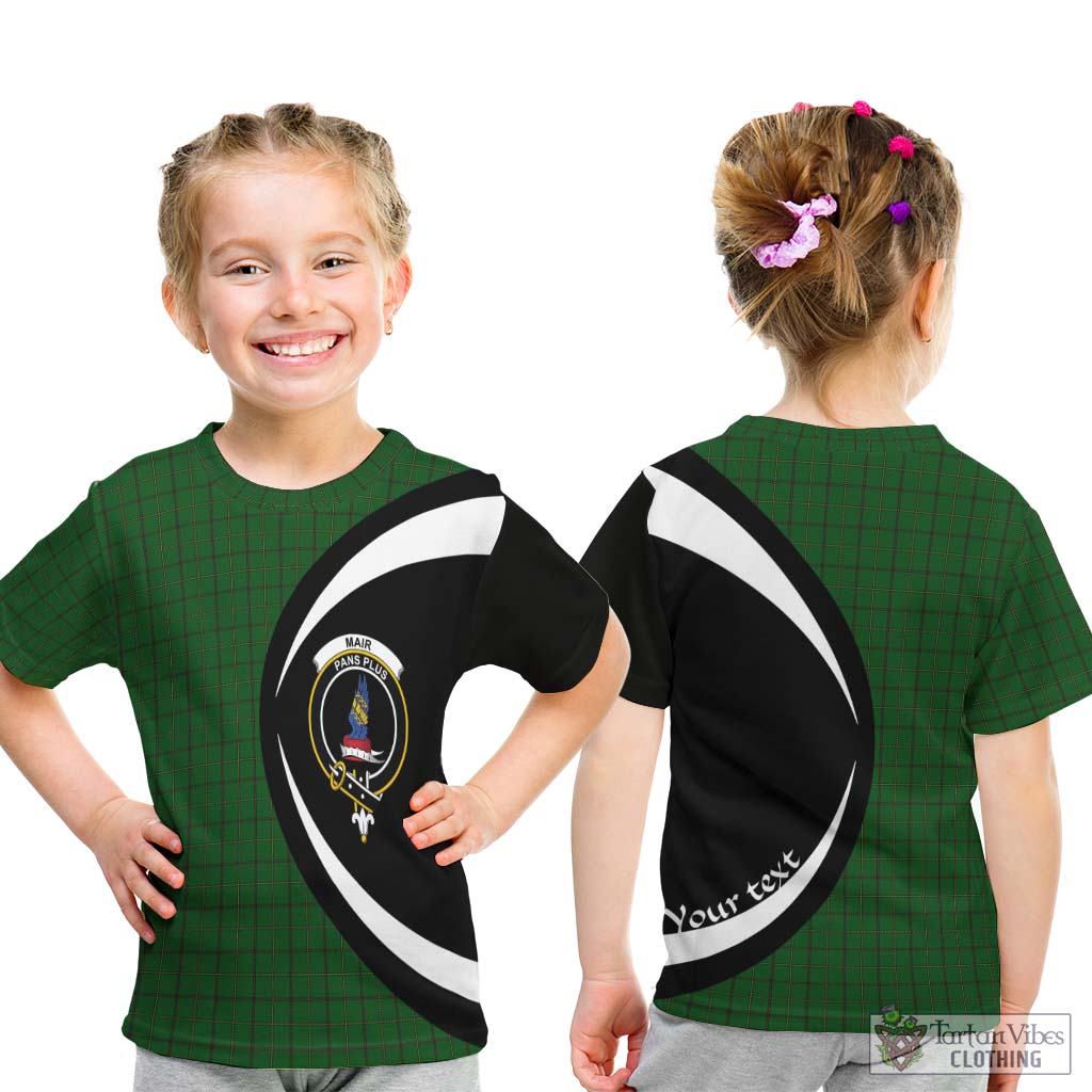 Mar Tribe Tartan Kid T-Shirt with Family Crest Circle Style - Tartan Vibes Clothing