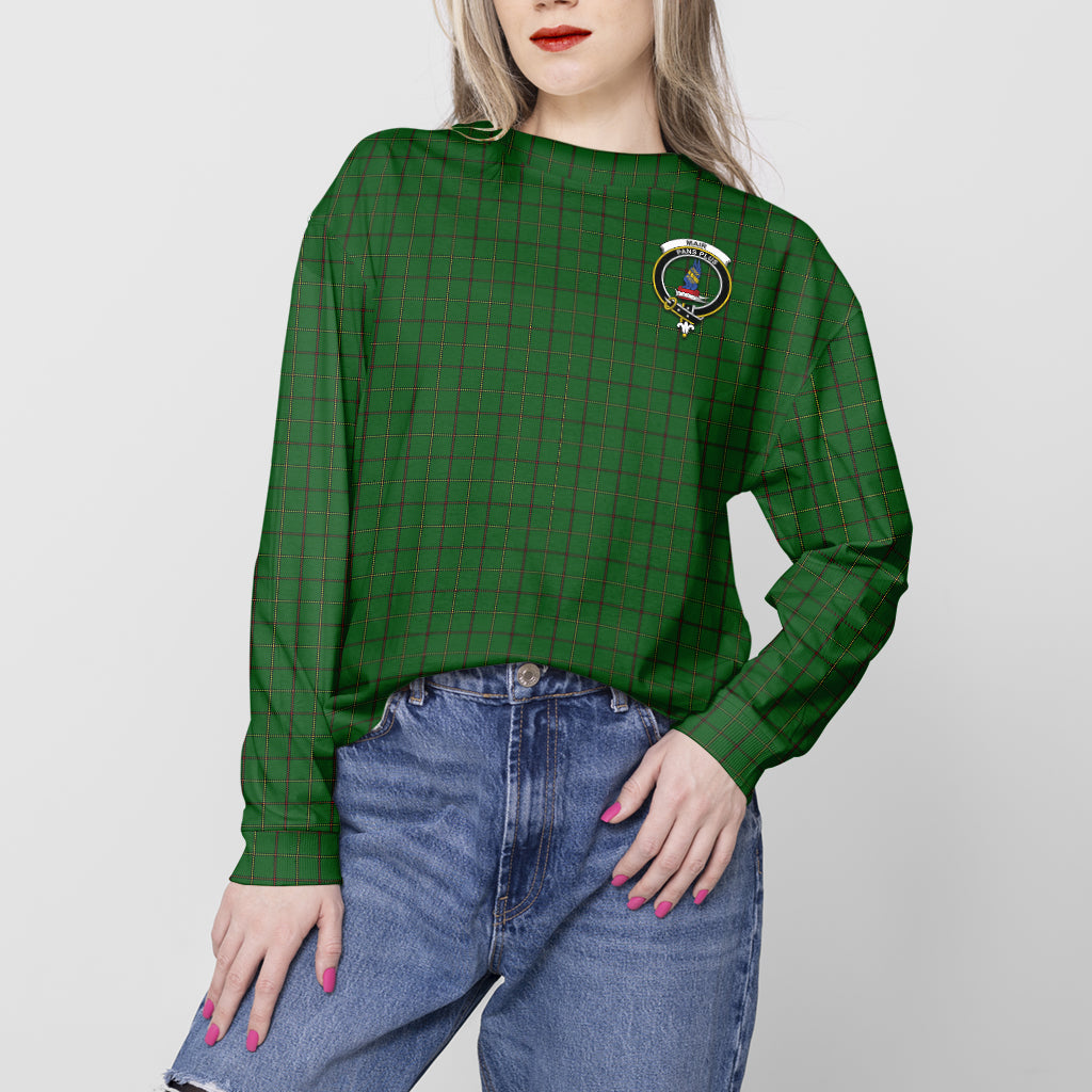 Mar Tribe Tartan Sweatshirt with Family Crest - Tartan Vibes Clothing