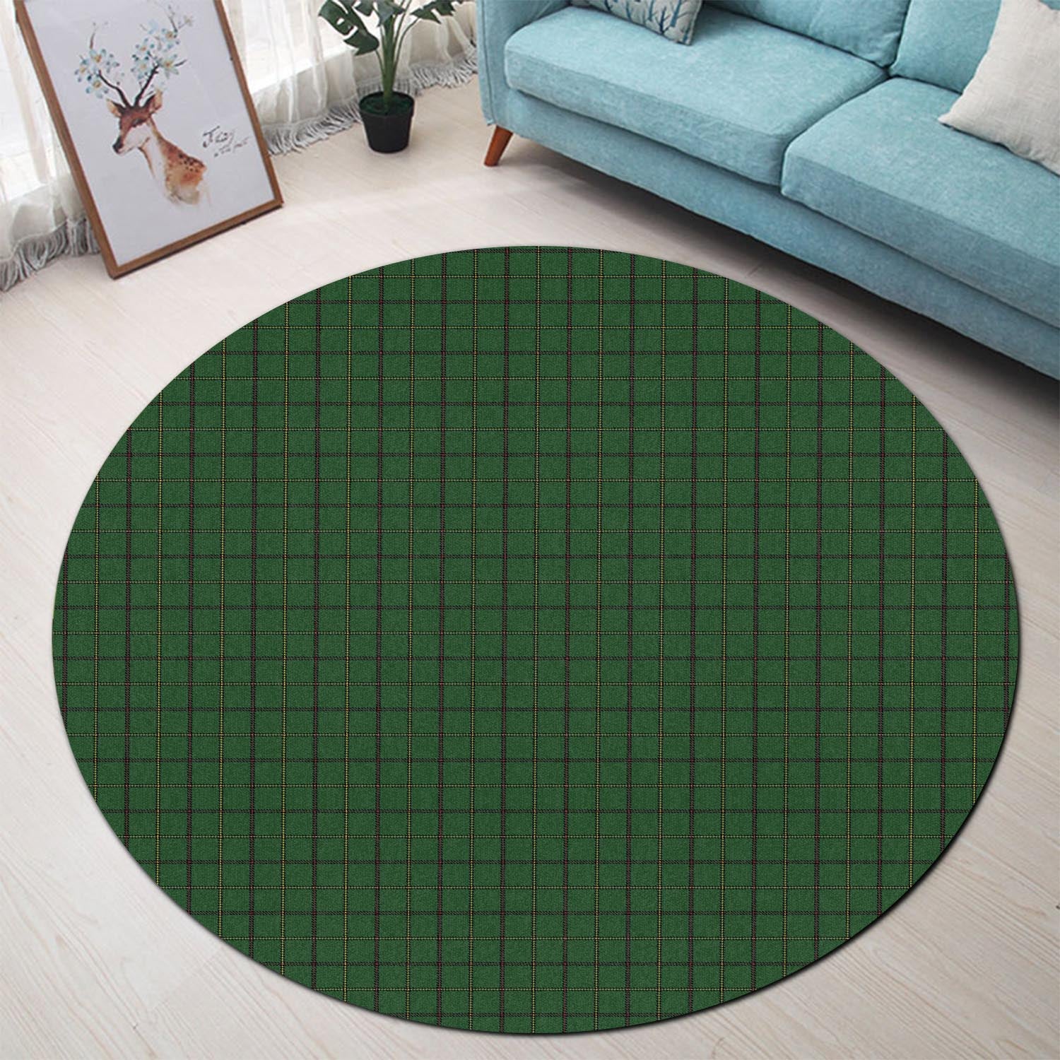 mar-tribe-tartan-round-rug