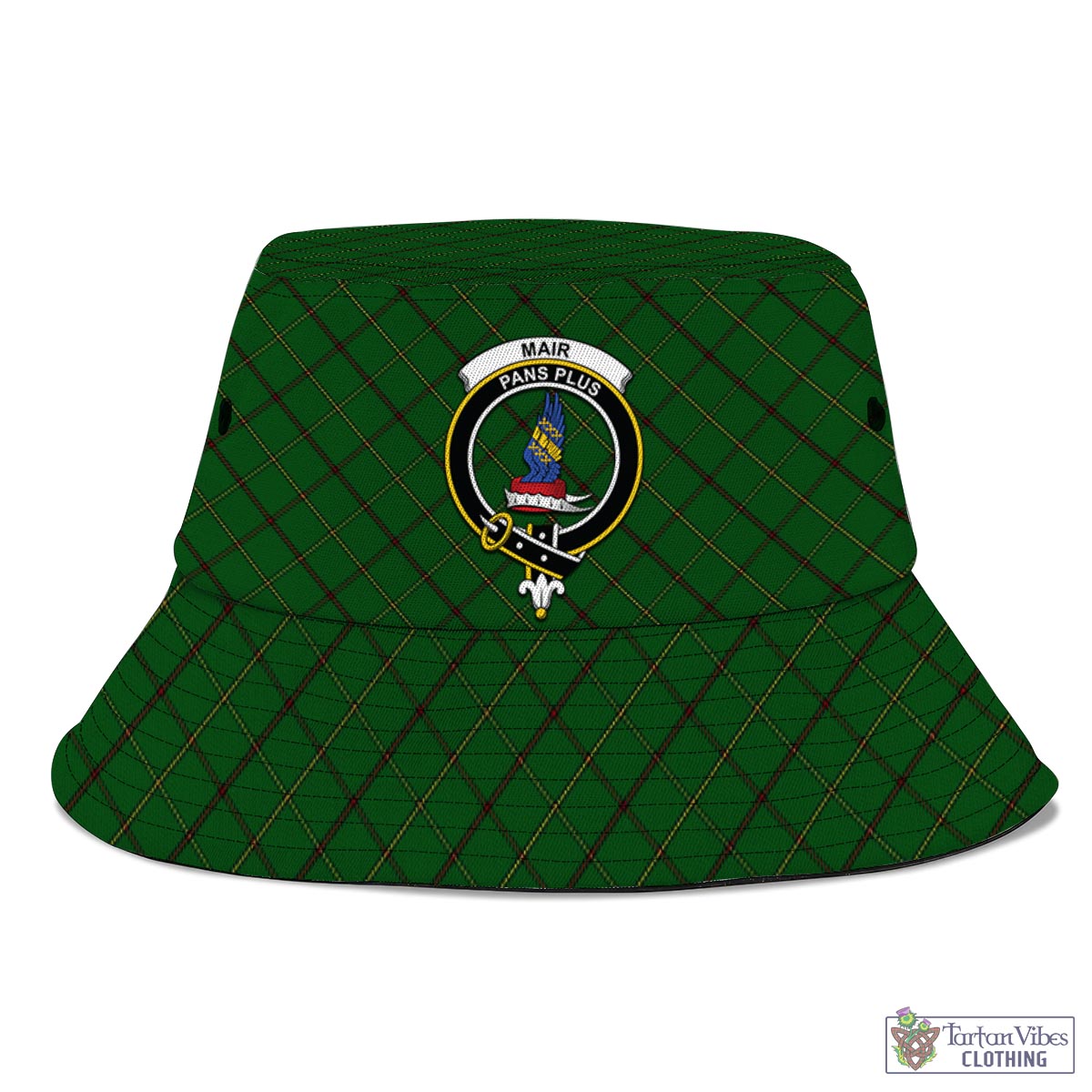 Tartan Vibes Clothing Mar Tribe Tartan Bucket Hat with Family Crest