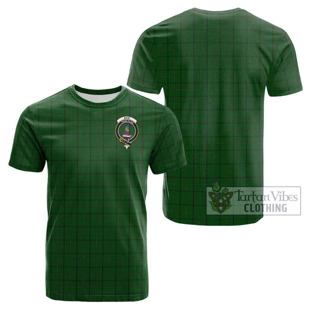 Tartan Vibes Clothing Mar Tribe Tartan Cotton T-Shirt with Family Crest