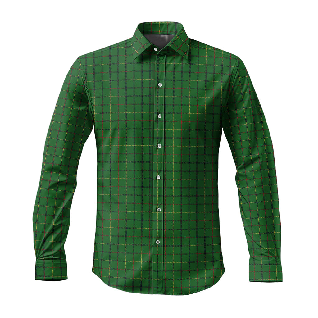 Mar Tribe Tartan Long Sleeve Button Up Shirt Men's Shirt - Tartan Vibes Clothing