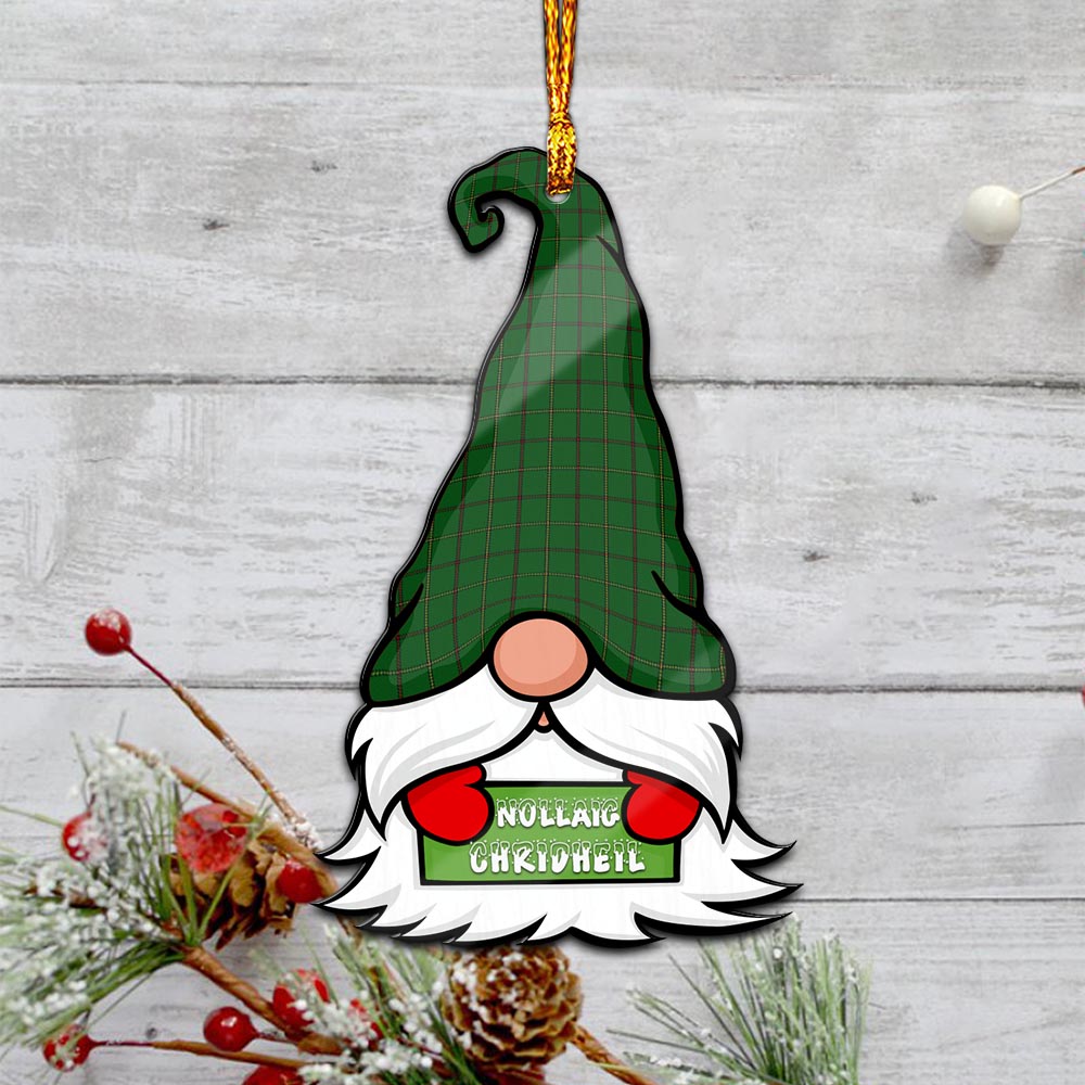 Mar Tribe Gnome Christmas Ornament with His Tartan Christmas Hat - Tartan Vibes Clothing