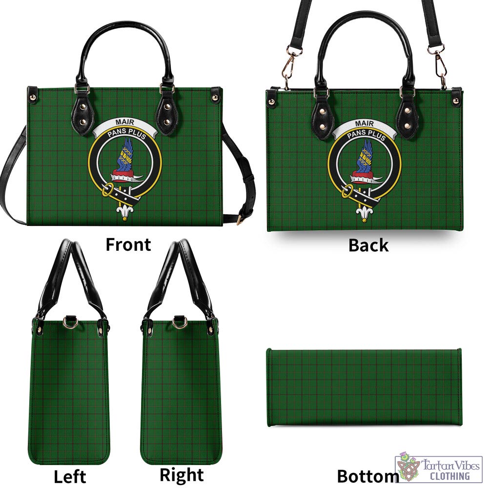 Tartan Vibes Clothing Mar Tribe Tartan Luxury Leather Handbags with Family Crest