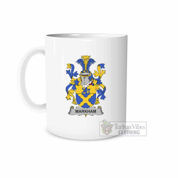 Markham Irish Clan Coat of Arms Ceramic Mug