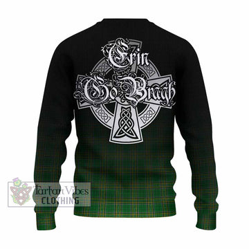 Marlay Irish Clan Knitted Sweater with Coat of Arms Erin Go Bragh Celtic Inspired - Tartan Vibes Clothing