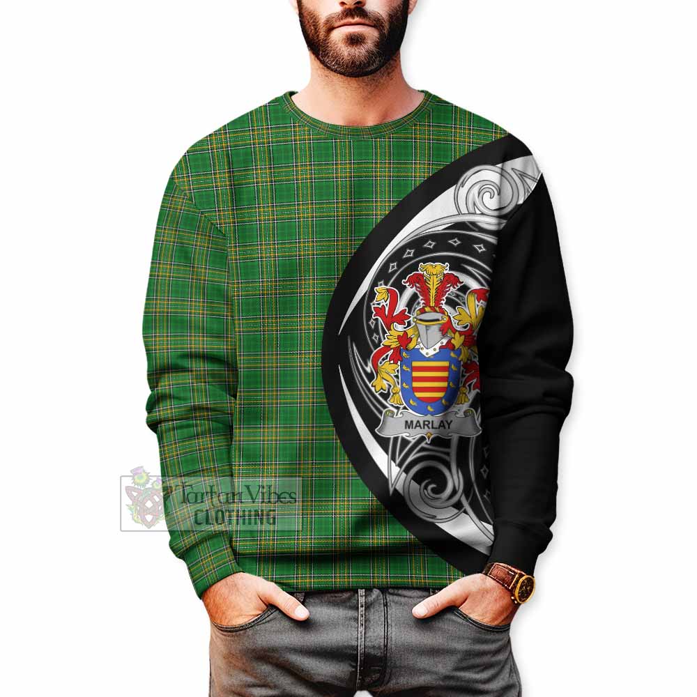 Marlay Irish Clan Sweatshirt Celtic Circle Style - Tartan Vibes Clothing