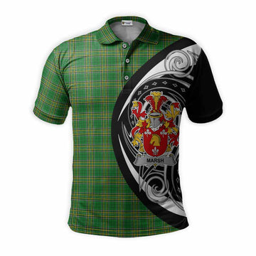 Marsh Irish Clan Polo Shirt Celtic Circle Style Kid - Tartan Vibes Clothing