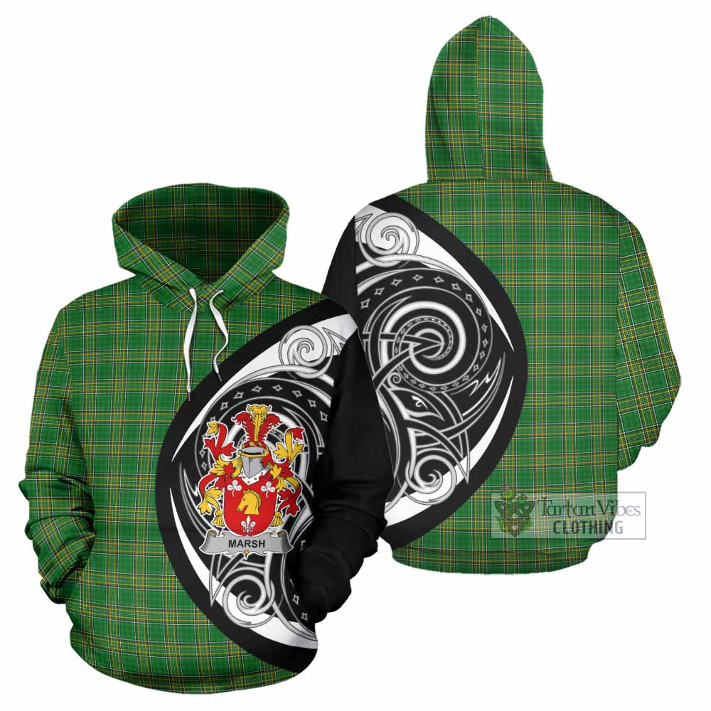Marsh Irish Clan Hoodie Celtic Circle Style - Tartan Vibes Clothing