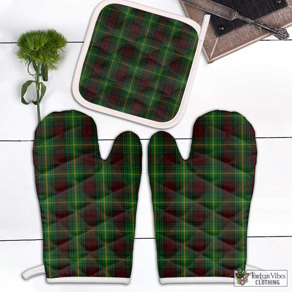 Martin Tartan Combo Oven Mitt & Pot-Holder Combo 1 Oven Mitt & 1 Pot-Holder White - Tartan Vibes Clothing