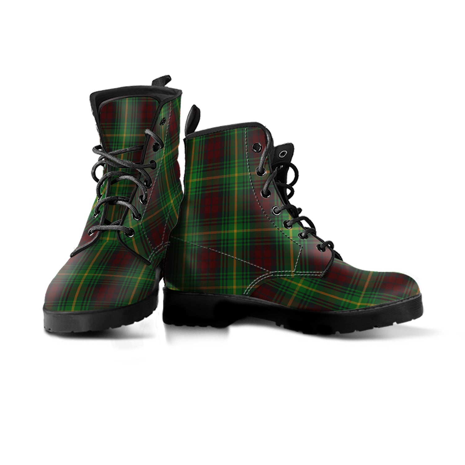 martin-tartan-leather-boots