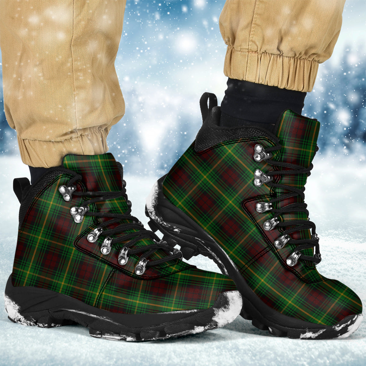 Martin Tartan Alpine Boots - Tartanvibesclothing