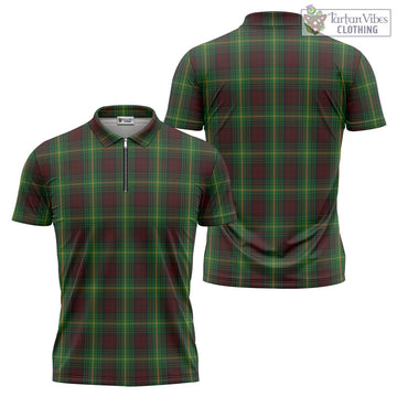 Martin Tartan Zipper Polo Shirt