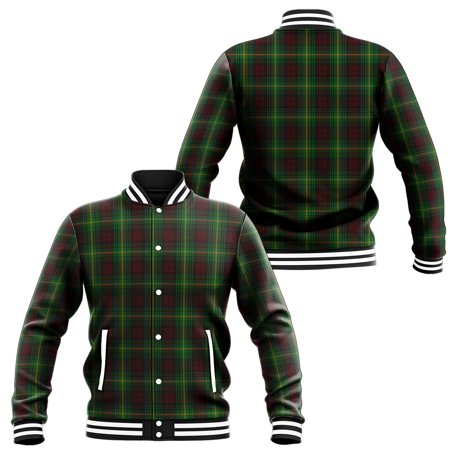 Martin Tartan Baseball Jacket Unisex - Tartan Vibes Clothing