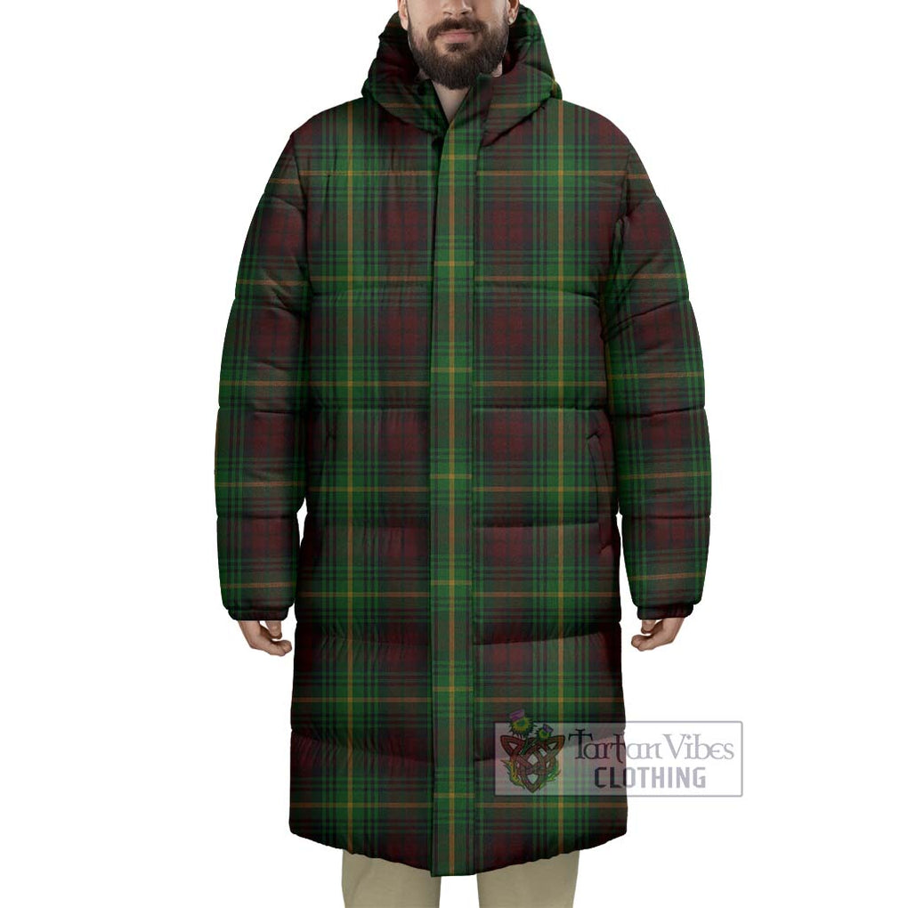 Tartan Vibes Clothing Martin Tartan Long Down Jacket