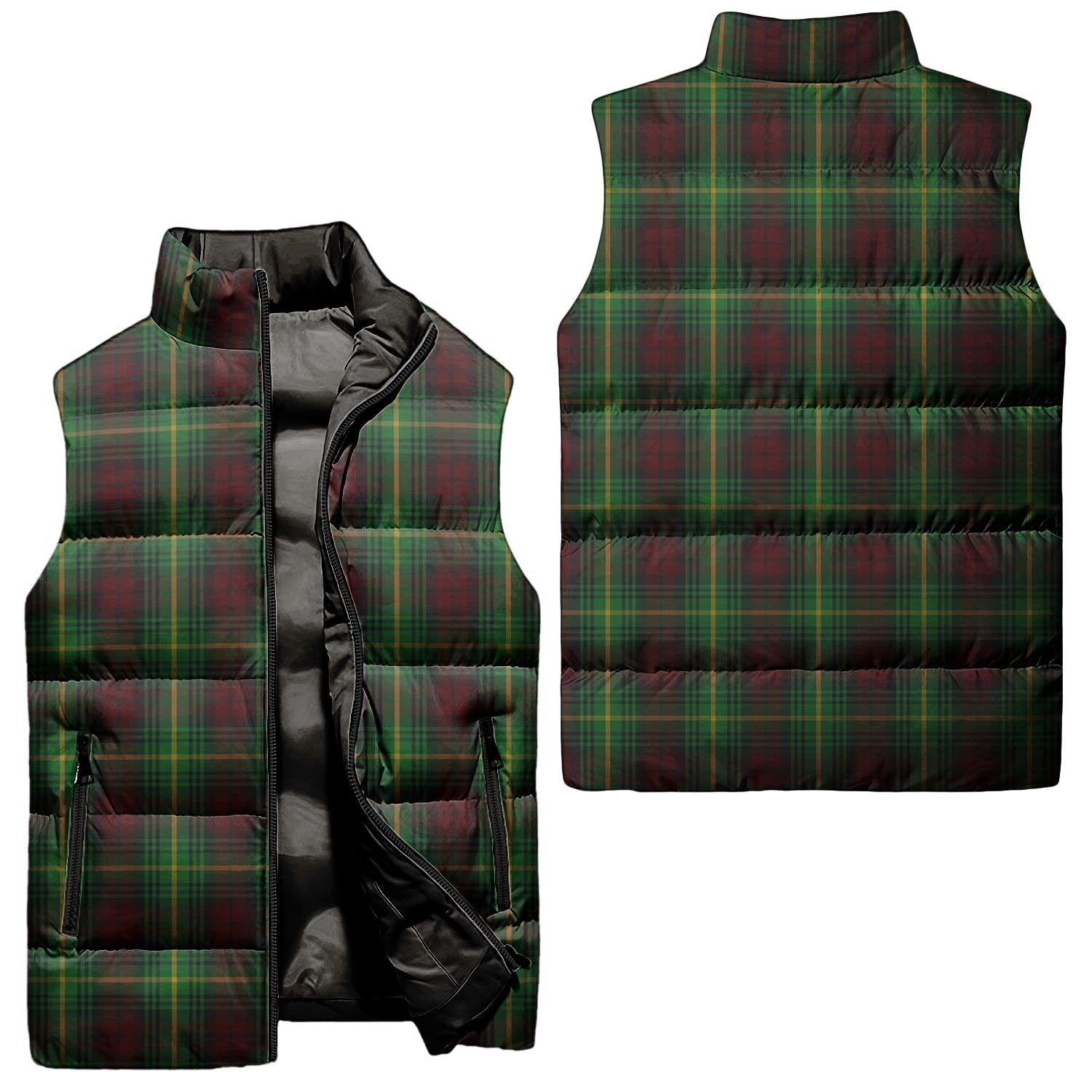 Martin Tartan Sleeveless Puffer Jacket Unisex - Tartanvibesclothing