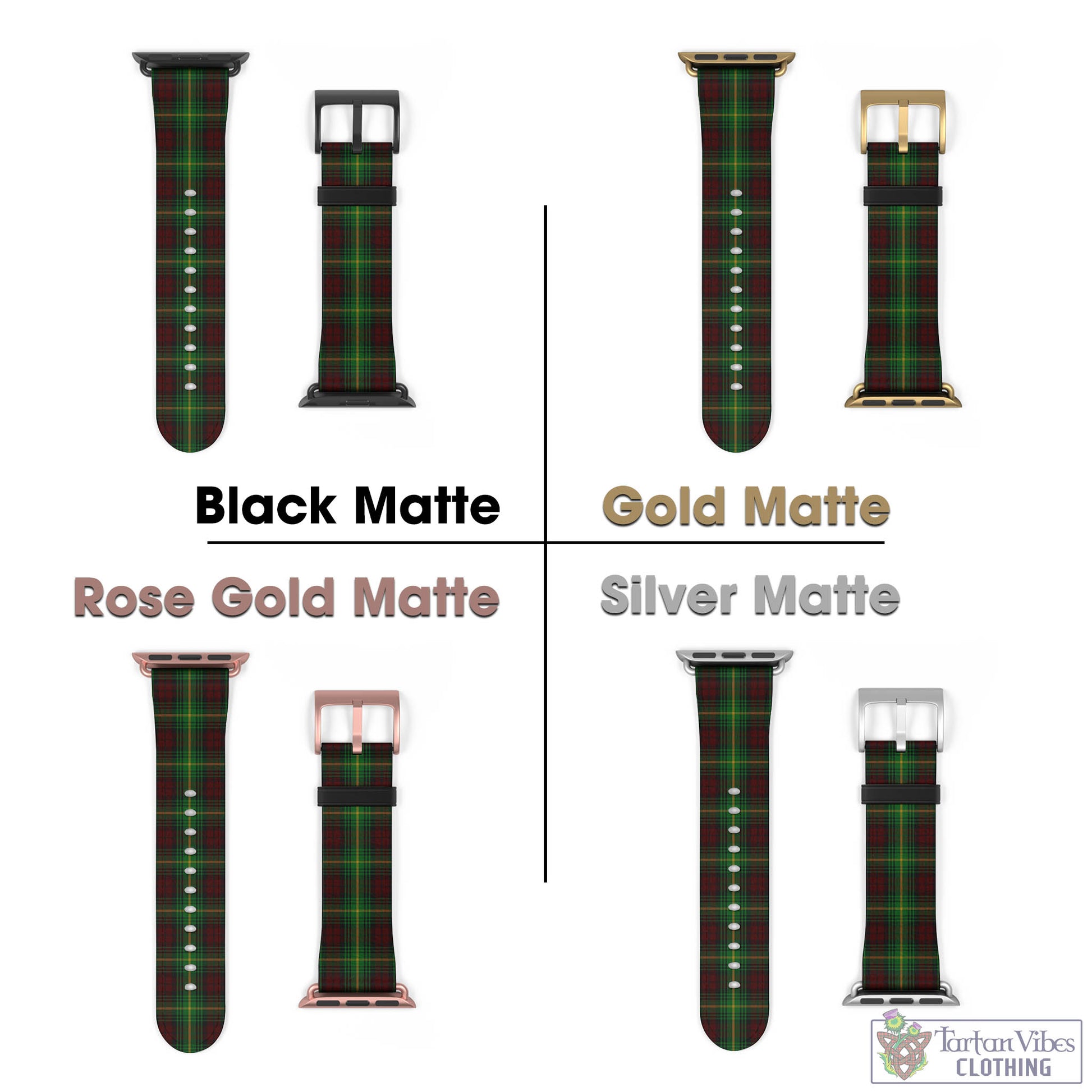 Tartan Vibes Clothing Martin Tartan Watch Band