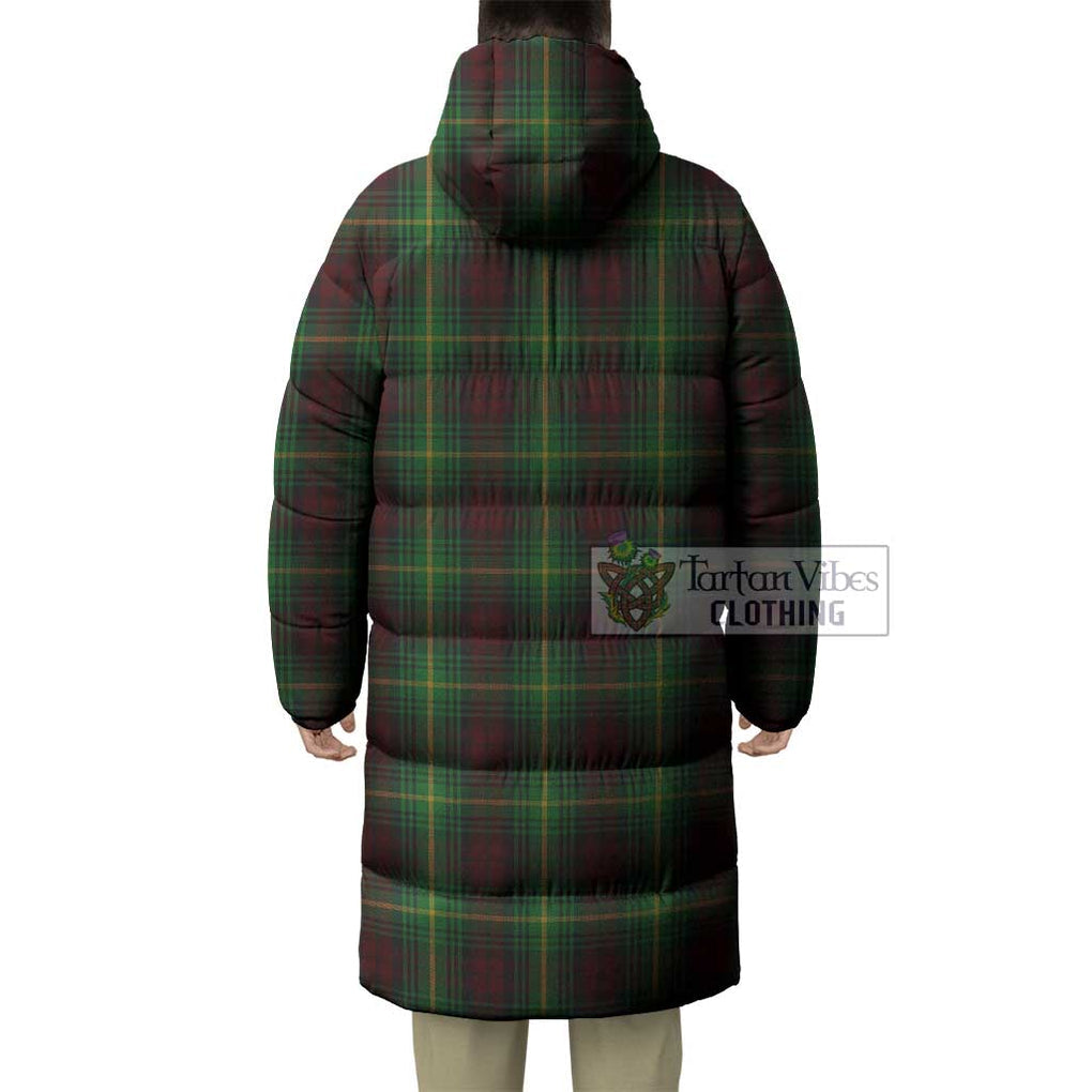 Tartan Vibes Clothing Martin Tartan Long Down Jacket