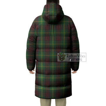 Martin Tartan Long Down Jacket