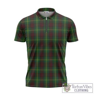 Martin Tartan Zipper Polo Shirt