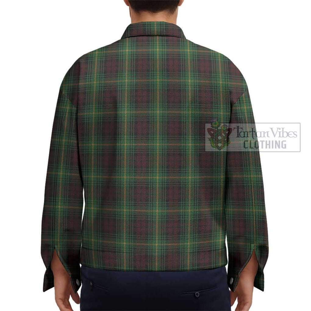 Martin Tartan Unisex Lapel Cotton Jacket - Tartan Vibes Clothing