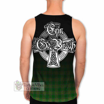 Martin Irish Clan Men's Tank Top with Coat of Arms Erin Go Bragh Celtic Inspired - Tartan Vibes Clothing