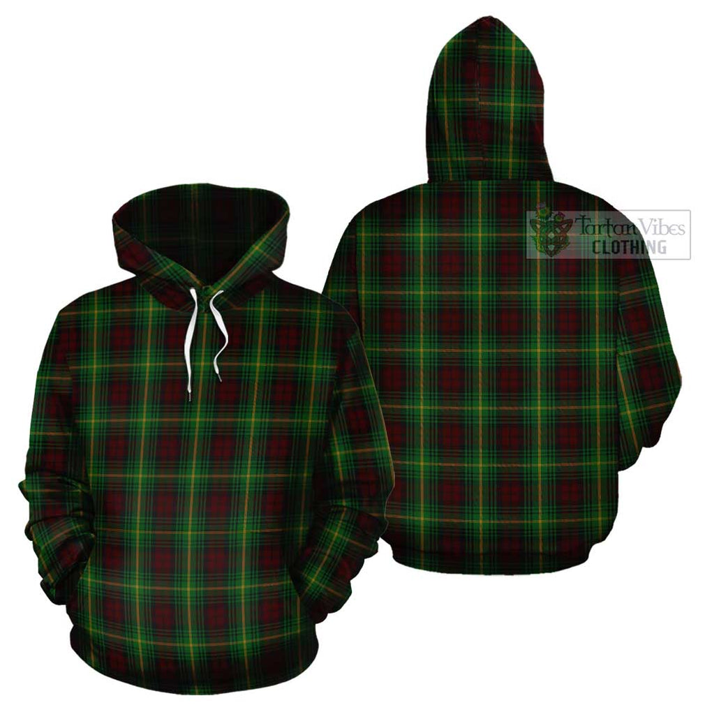 Martin Tartan Cotton Hoodie Pullover Hoodie - Tartan Vibes Clothing