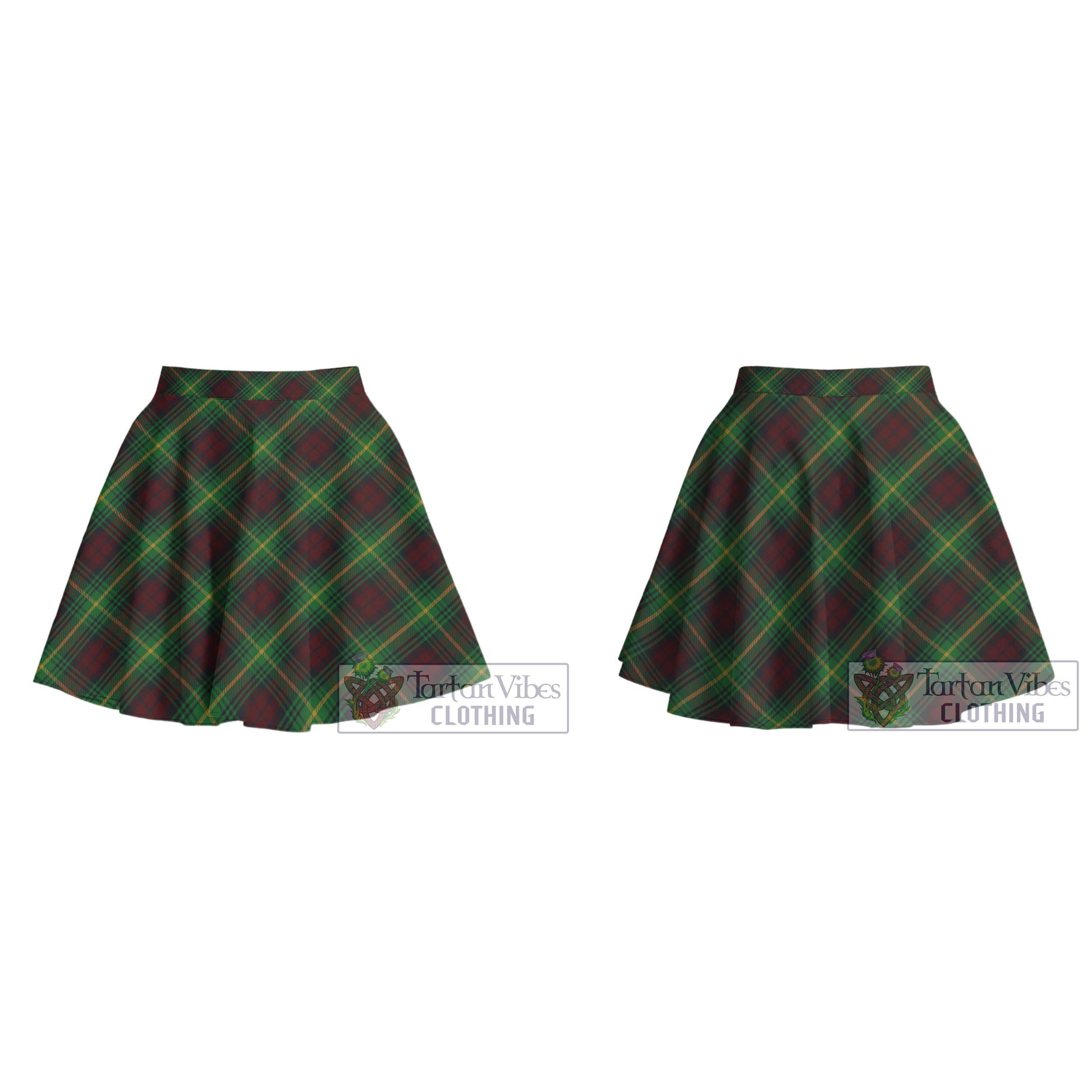 Tartan Vibes Clothing Martin Tartan Women's Plated Mini Skirt