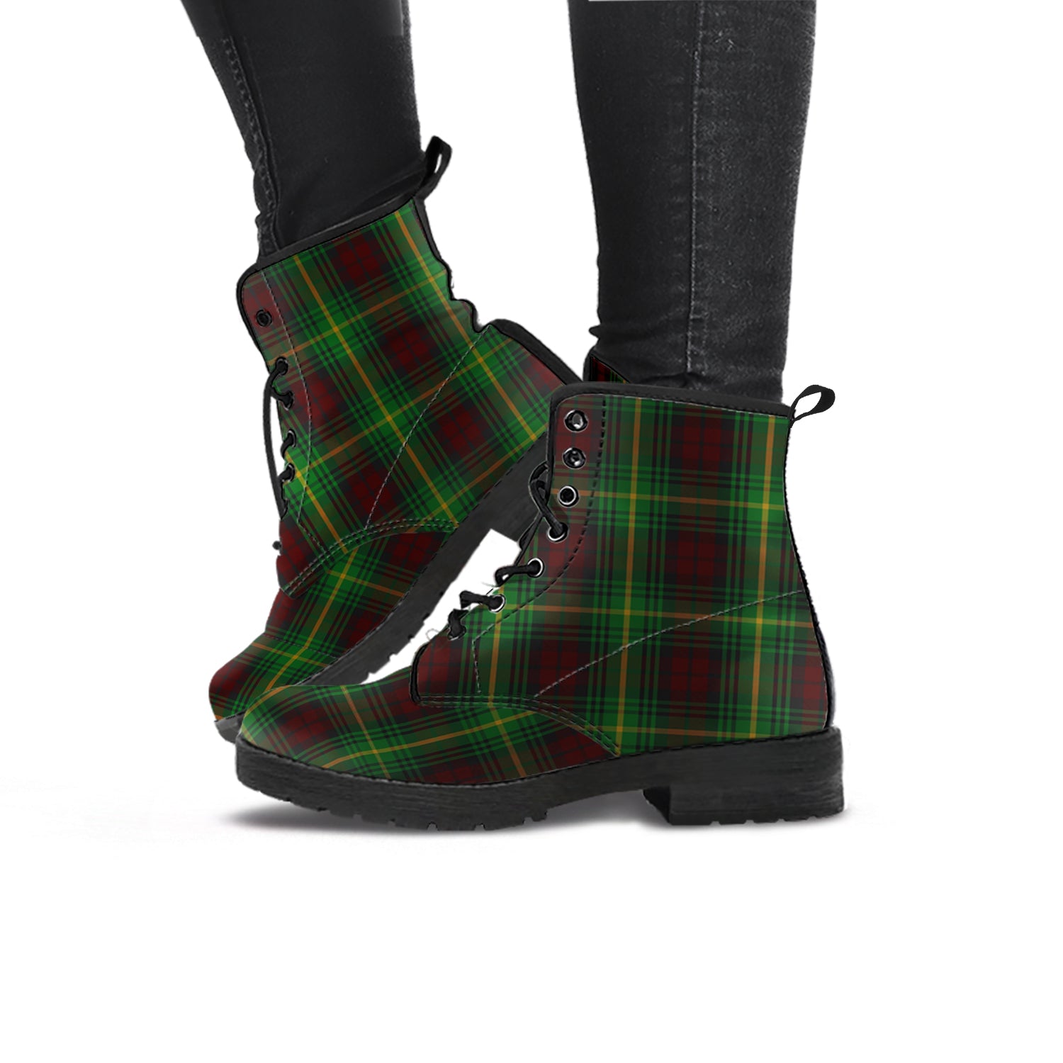 martin-tartan-leather-boots