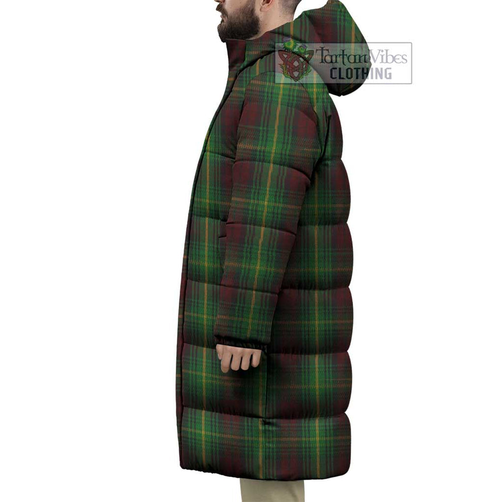 Tartan Vibes Clothing Martin Tartan Long Down Jacket