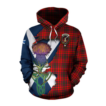 Matheson Tartan Family Crest Cotton Hoodie Scottish Thistle Celtic Inspired Pullover Hoodie XS - Tartan Vibes Clothing