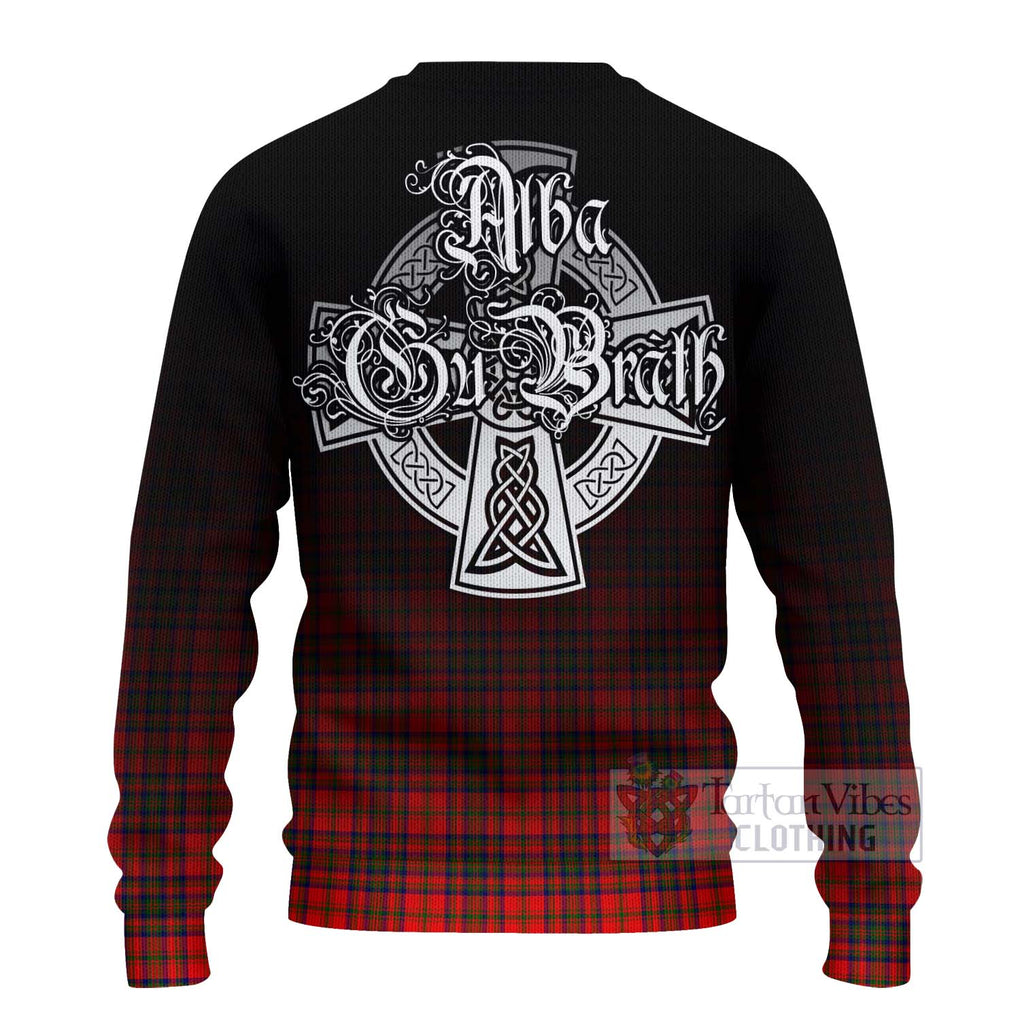 Tartan Vibes Clothing Matheson Tartan Knitted Sweater Featuring Alba Gu Brath Family Crest Celtic Inspired