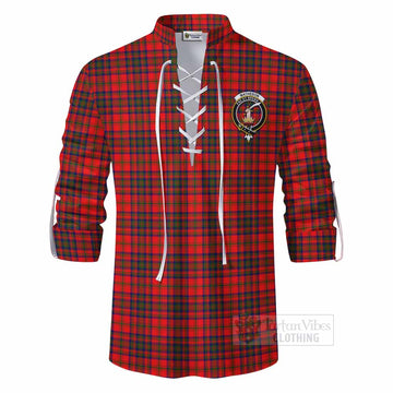 Matheson Tartan Ghillie Kilt Shirt with Family Crest DNA In Me Style