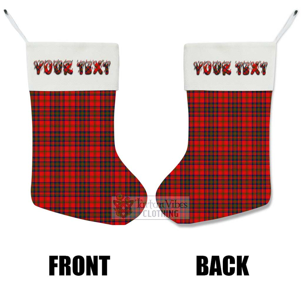 Tartan Vibes Clothing Matheson Tartan Christmas Stocking with Personalized Text