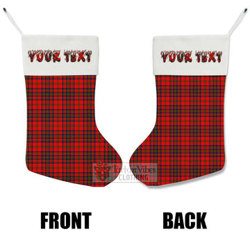 Matheson Tartan Christmas Stocking with Personalized Text