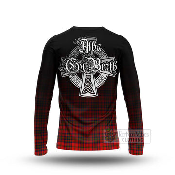 Matheson Tartan Long Sleeve T-Shirt Featuring Alba Gu Brath Family Crest Celtic Inspired