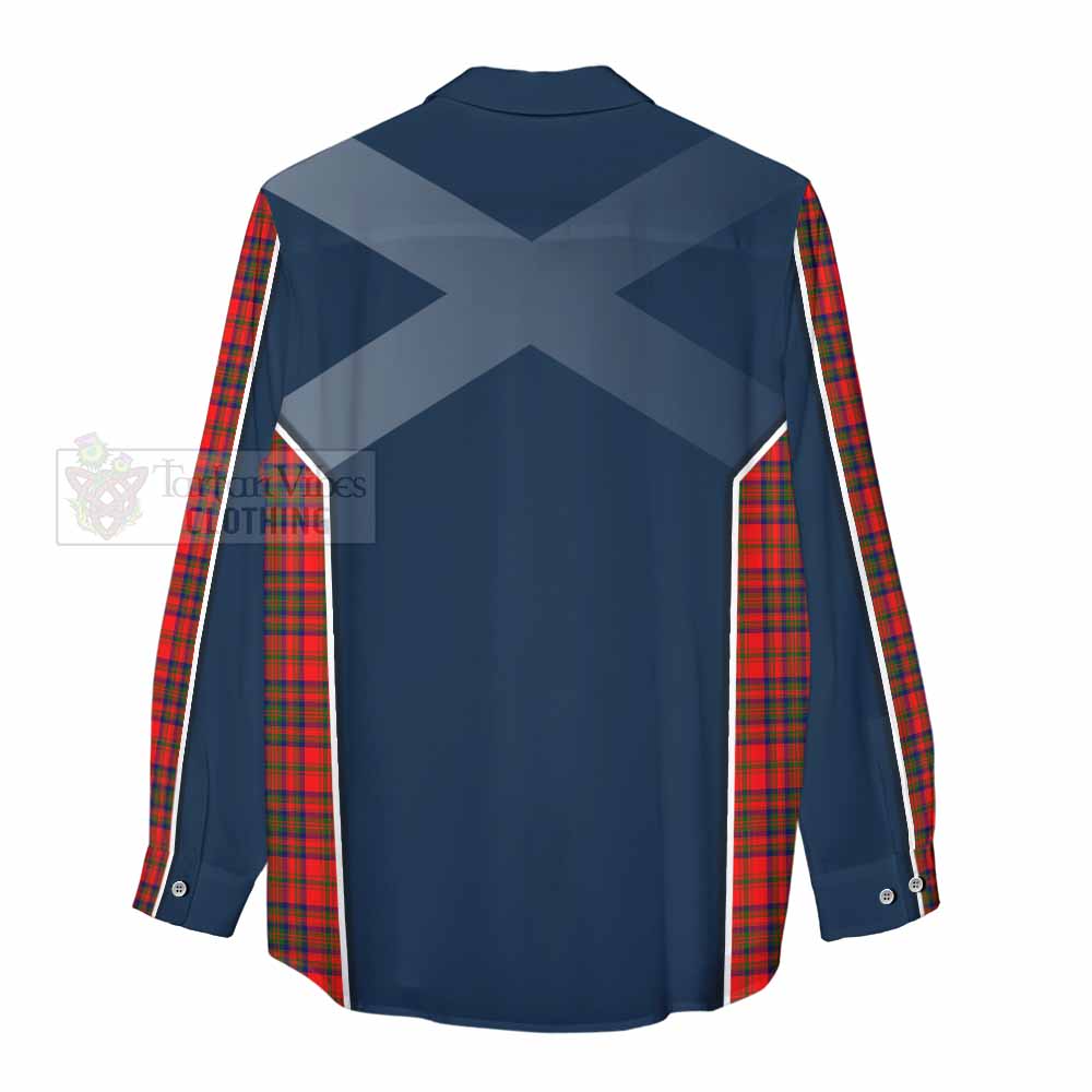 Tartan Vibes Clothing Matheson Tartan Women's Casual Shirt with Family Crest and Lion Rampant Vibes Sport Style