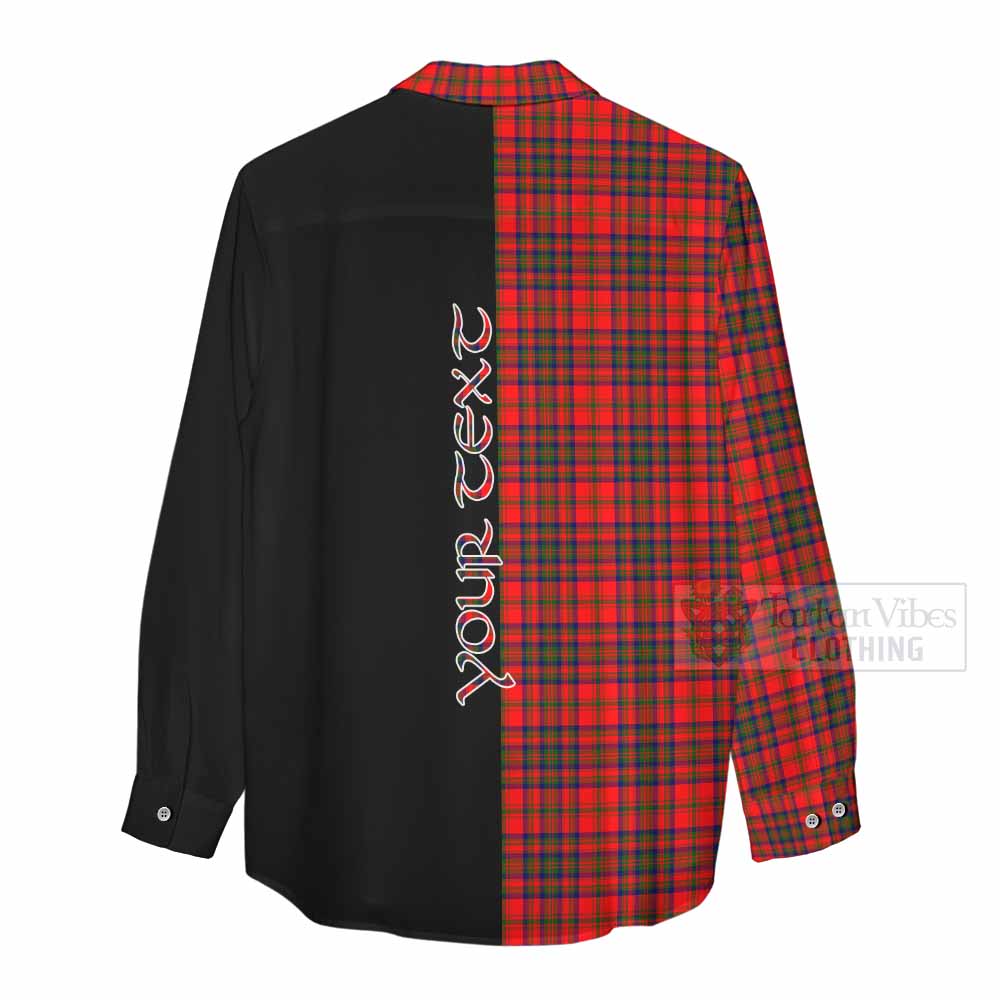 Tartan Vibes Clothing Matheson Tartan Women's Casual Shirt with Family Crest and Half Of Me Style